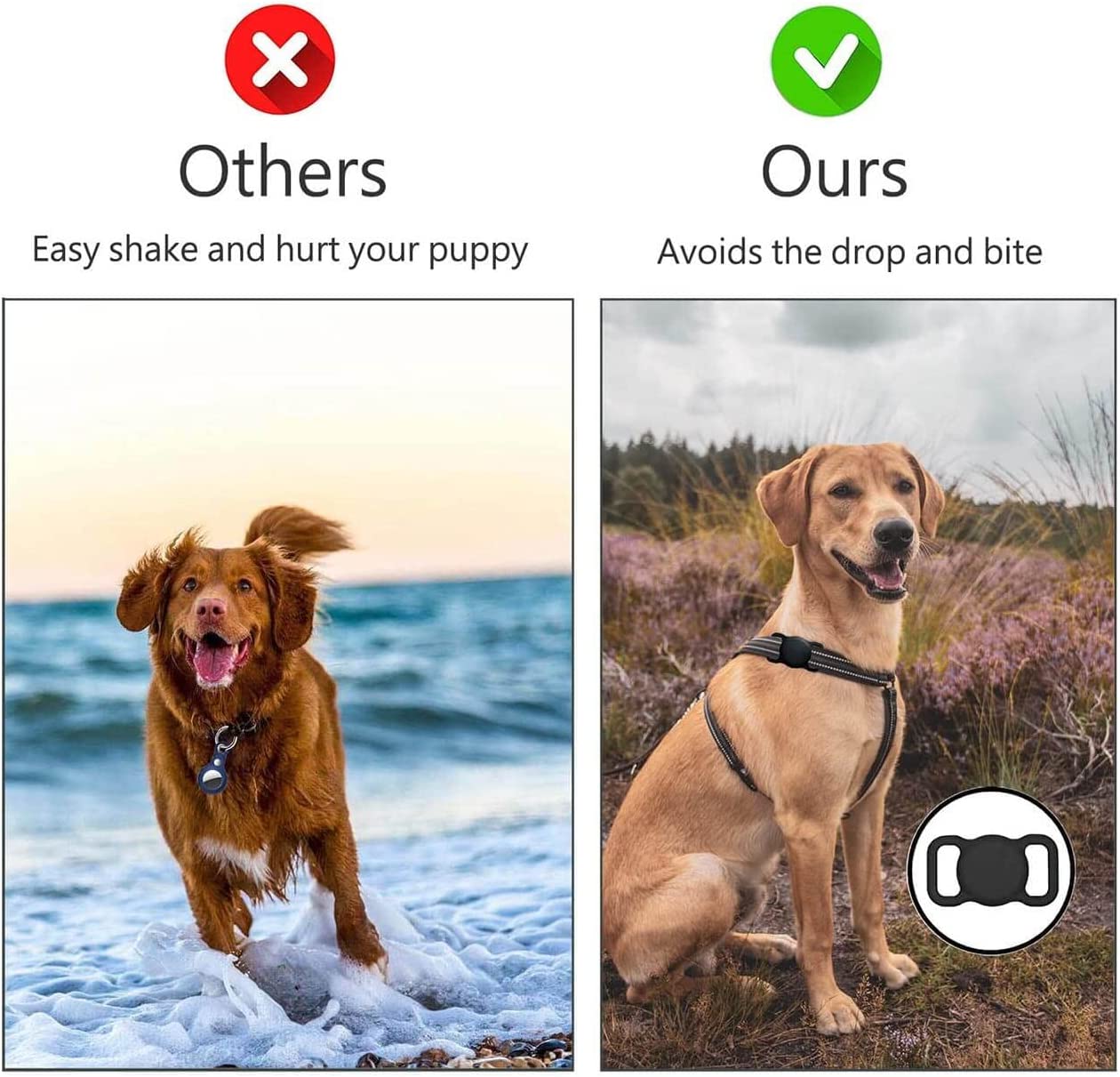 PawTrack Silicone AirTag Holder