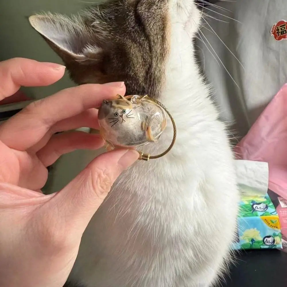 Cat Hair Storage Keychain Charm