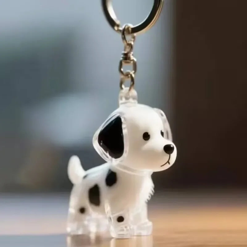 Dog Hair Storage Keychain Charm