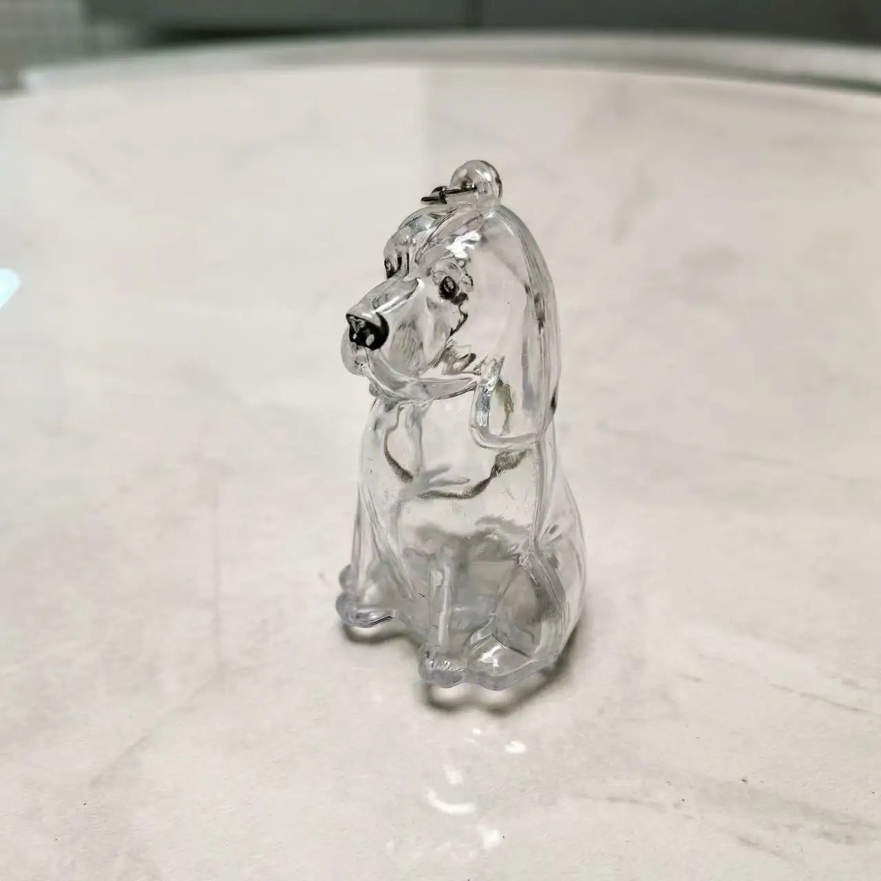 Dog Hair Storage Keychain Charm