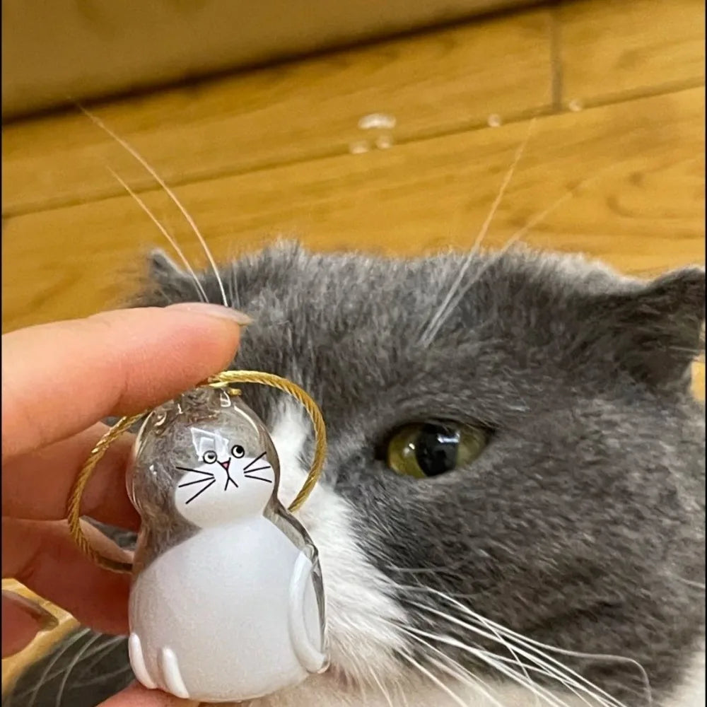 Cat Hair Storage Keychain Charm