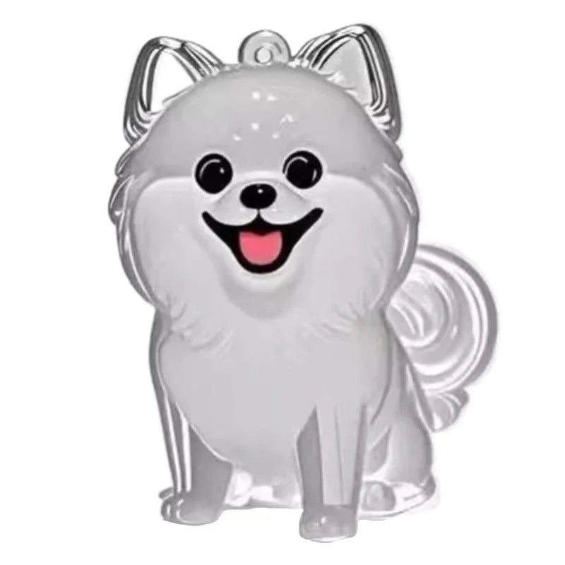 Dog Hair Storage Keychain Charm