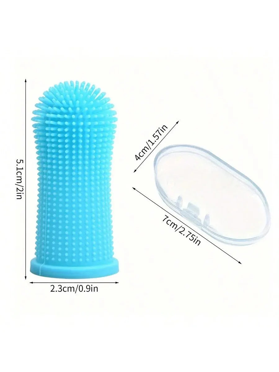 Finger Toothbrush for Cats and Dogs Oral Cleaning Silicone