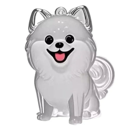 Dog Hair Storage Keychain Charm