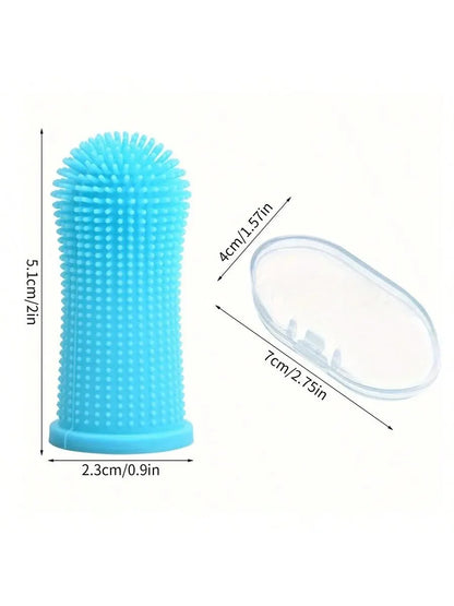 Finger Toothbrush for Cats and Dogs Oral Cleaning Silicone